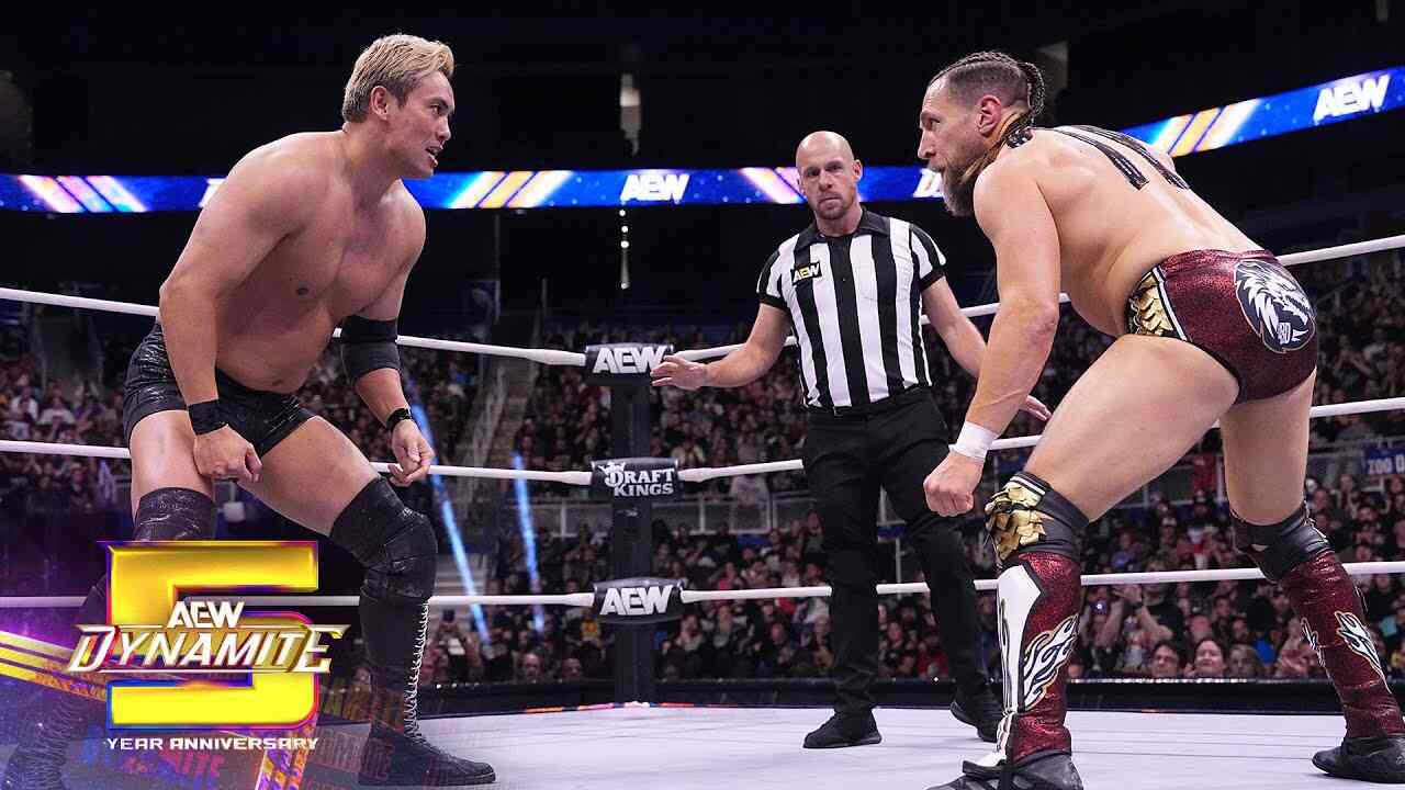 AEW Dynamite 5 highlights: title matches, Britt Baker, off-air commentary from Bryan Danielson