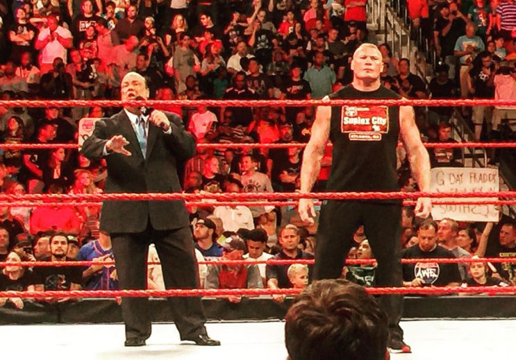 Brock Lesnar returns on WWE RAW in Atlanta WWE News, WWE Results, AEW