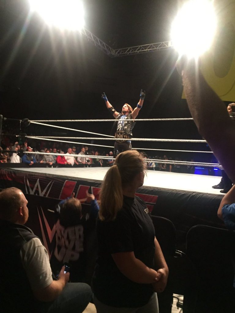 1/16 WWE Live Results Jonesboro, Arkansas (AJ Styles vs. John Cena vs