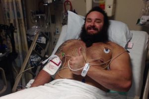 Strowman post surgery photo