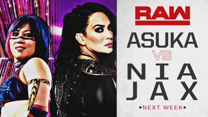 Asuka vs. Nia Jax set for next week's WWE RAW, WWE Main Event tapings ...