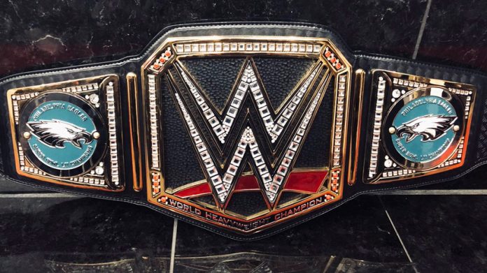 WWE sends Philadelphia Eagles a custom WWE Title, Jinder 