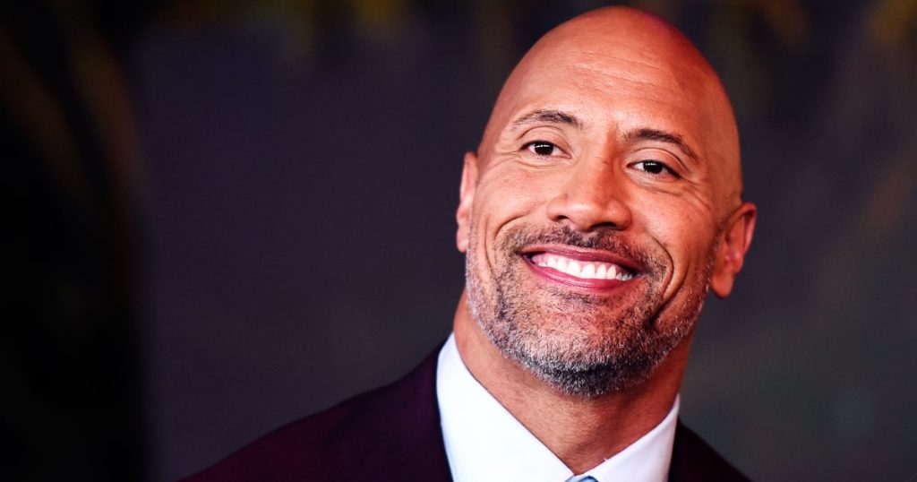 dwayne johnson aew