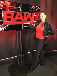 WWE Chief Brand Officer and on-screen RAW Commissioner Stephanie McMahon