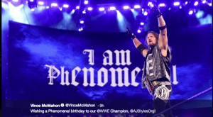 Vince McMahon wishes AJ Styles a happy birthday