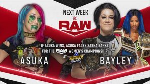 Matches for next week's Raw