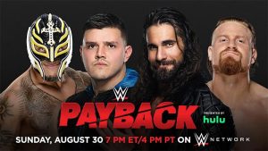 Mysterios vs. Rollins and Murphy at Payback