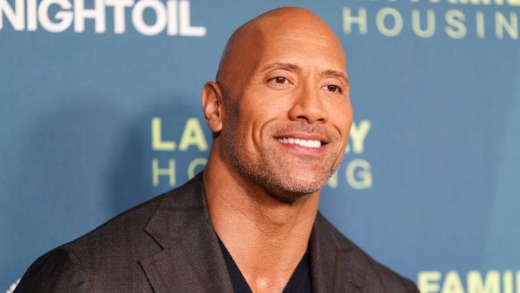 dwayne johnson aew