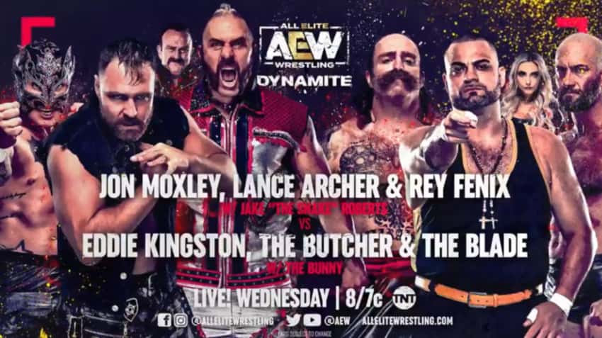 AEW announces huge six-man tag team match for Wednesday’s Dynamite ...