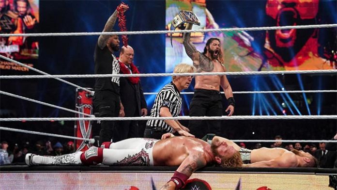 Wrestlemania 37 Results 4 11 21 Night Two Roman Reigns Vs Edge Vs