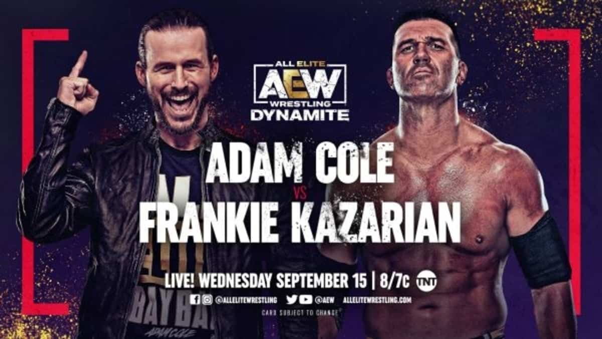 adam cole aew debut