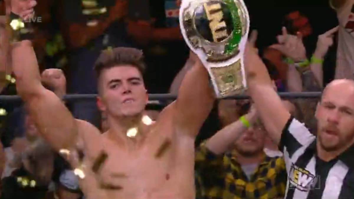 Sammy Guevara wins the AEW TNT Championship on Wednesday night's ...