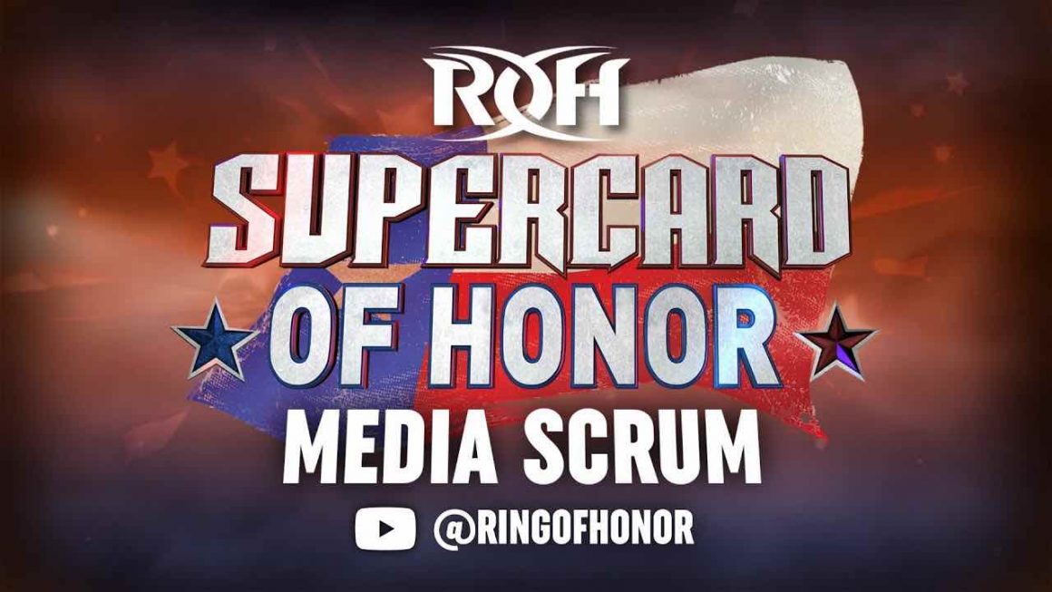 Video ROH Supercard of Honor PPV Media Scrum WWE News, WWE Results