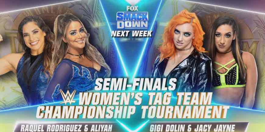 WWE Women's Tag Team Title Tournament Semifinal set for next week's ...