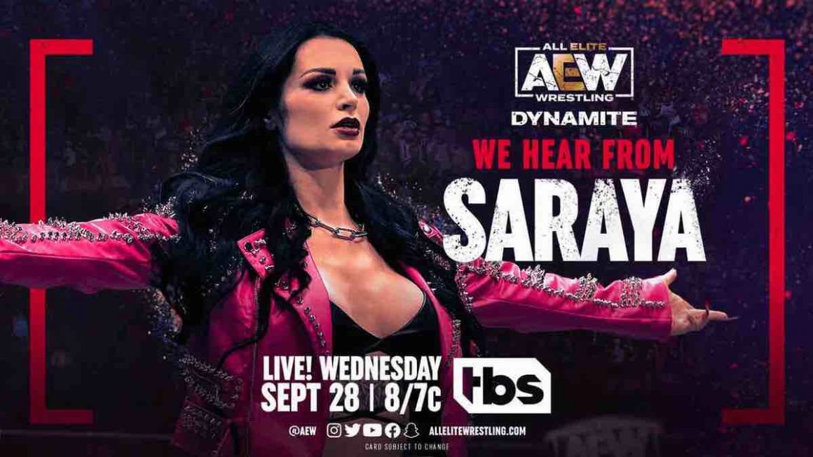 AEW Dynamite Preview: Saraya Speaks; Two Title Matches - WWE News, WWE ...