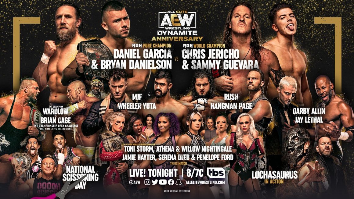 AEW Dynamite Results - 10/5/22 (3rd Anniversary Show, MJF Vs. Wheeler ...