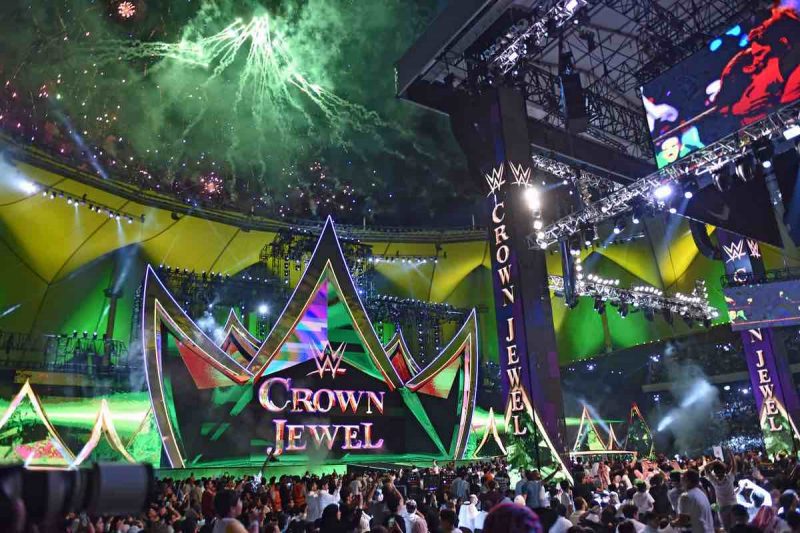 Photo FirstLook At Drone Technology For WWE Crown Jewel, Full LineUp