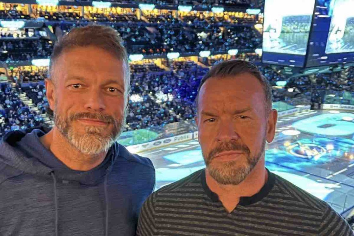 Photo: Edge and Christian reunite at NHL Playoff game - WWE News, WWE ...