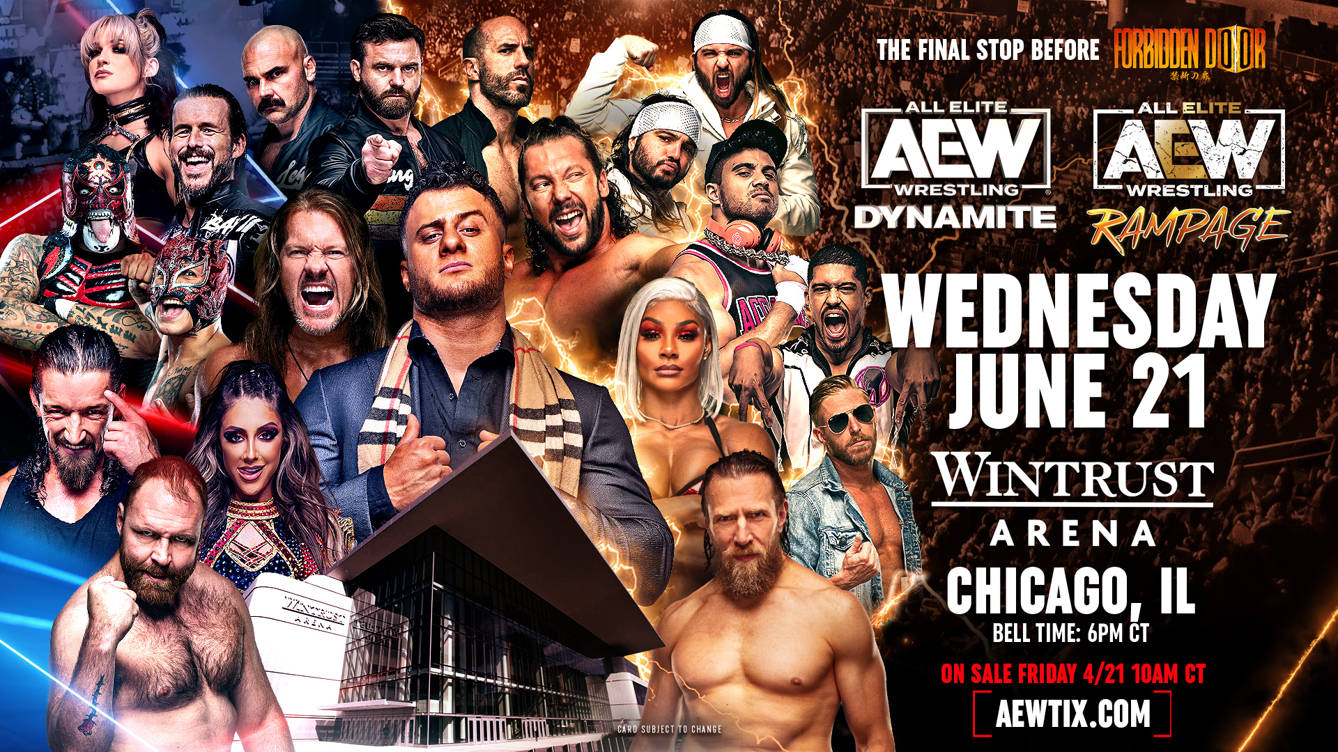 AEW returning to Chicago for final shows ahead of Forbidden Door WWE