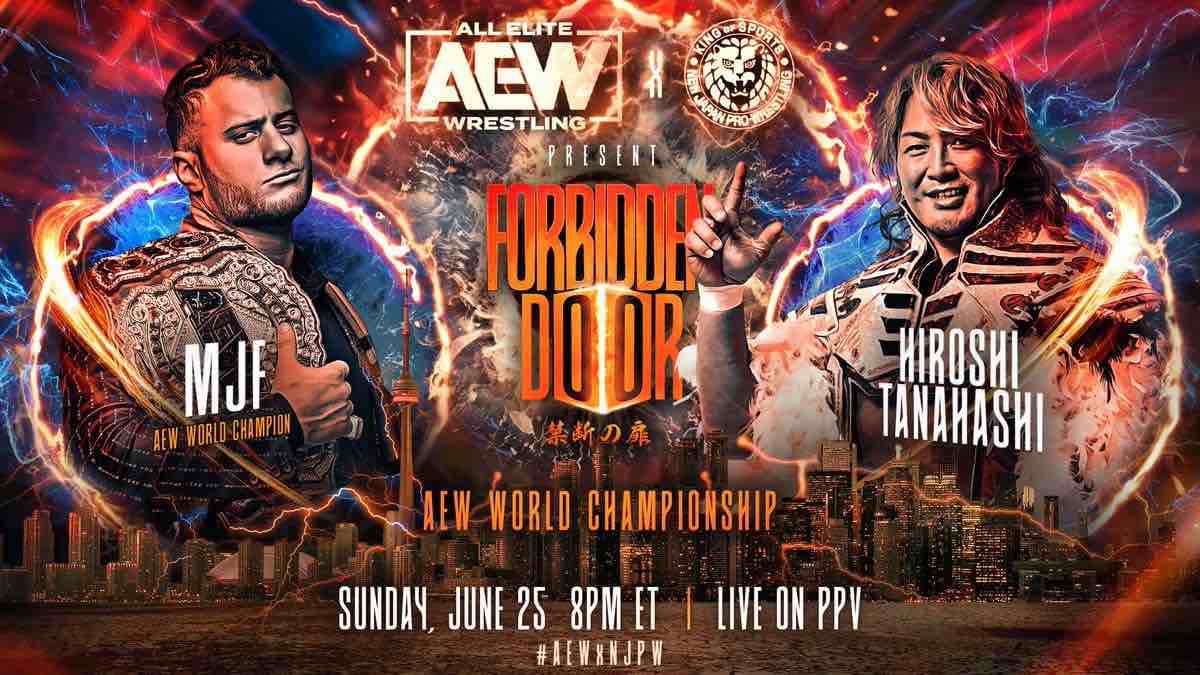AEW x NJPW Forbidden Door II PPV Preview Five Title Matches; Owen Hart