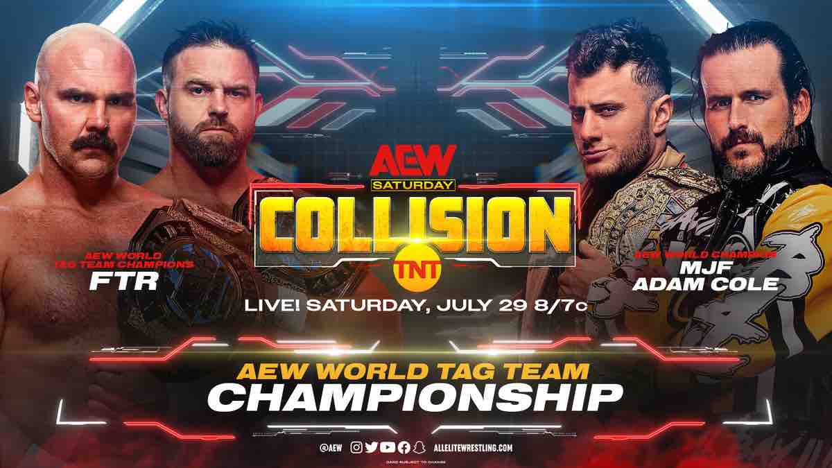 AEW Collision Results - 7/29/23 (Tag Title Match, CM Punk And More ...