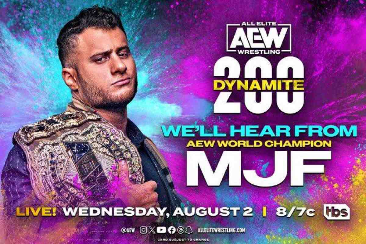 MJF to speak on this Wednesday's 200th episode of AEW Dynamite - WWE ...