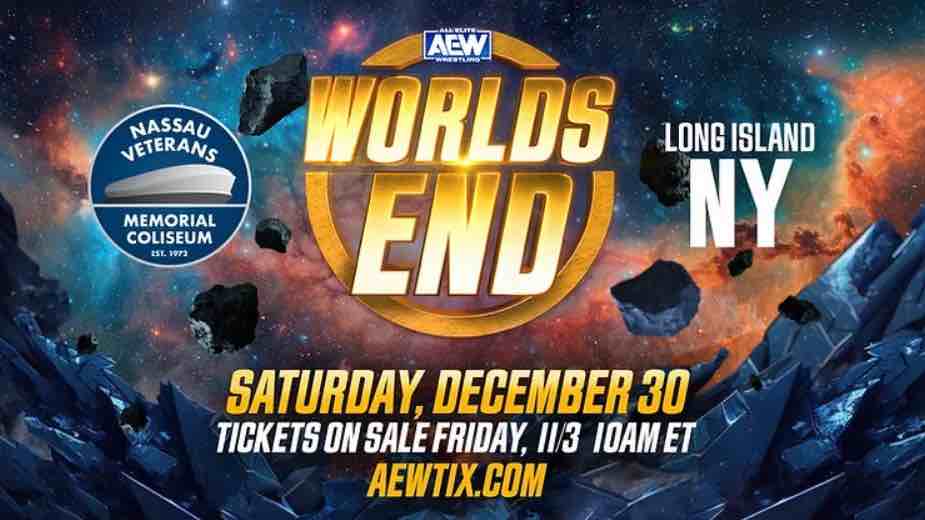 Updated lineup for AEW Worlds End PPV WWE News, WWE Results, AEW News