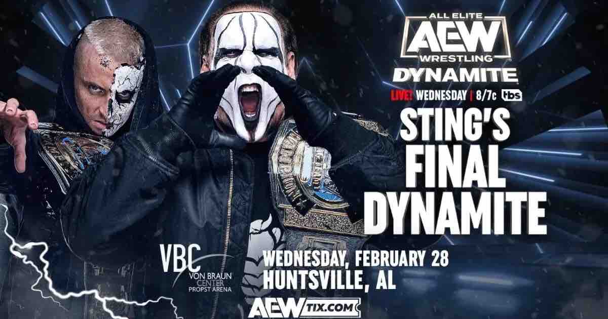 Sting's Final AEW Dynamite Appearance And More Set For Tonight - WWE ...