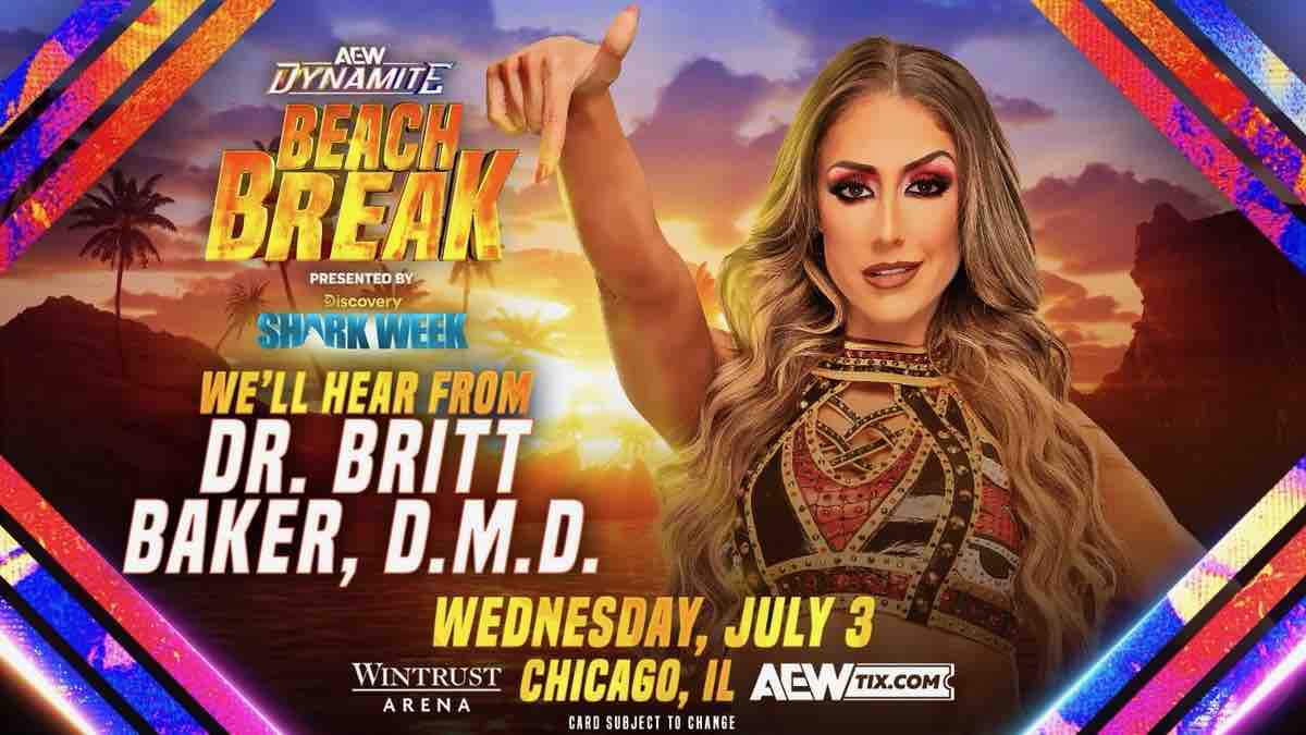 AEW Dynamite Beach Break Results 7/3/24: Britt Baker, Mercedes Mone' Double  Title Celebration, More! - WWE News, WWE Results, AEW News, AEW Results